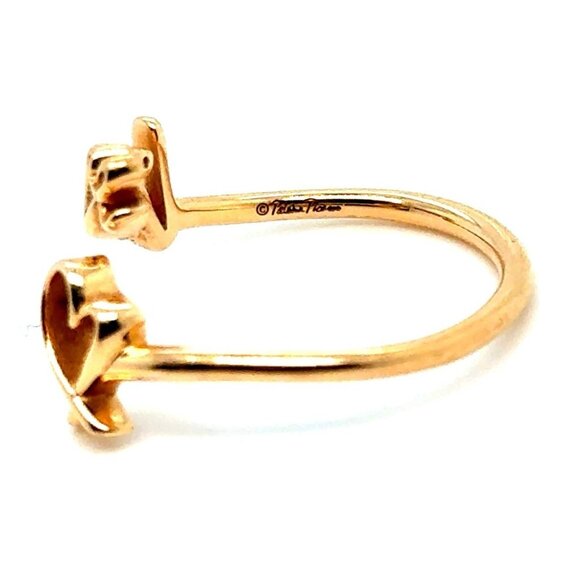 T&Co. 18k Rose Gold Paloma Picasso Loving Heart Ring - Picture 3 of 9
